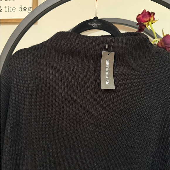 prettyLittlething mock neck black sweater plus size xxl - Picture 5 of 10